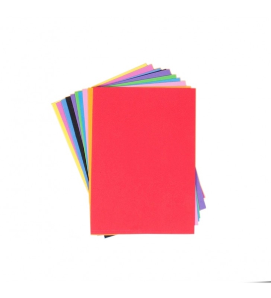 Accesorii creatie COLORARTE hartie gumata A4 SPA-034 diverse 10 bucati/set