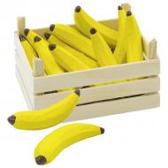 Banane din lemn in ladita