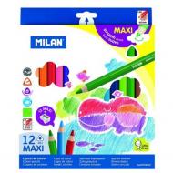 Creion color 12 culori MAXI hexagonal MILAN