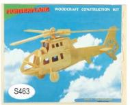 Joc puzzle lemn -S- elicopter P007-2/ZZL11