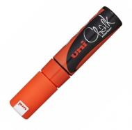 Marker cu creta lichida orange fluorescent Uni-ball Chalk PWE-8K