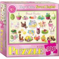 Puzzle 100 piese Sweet Easter